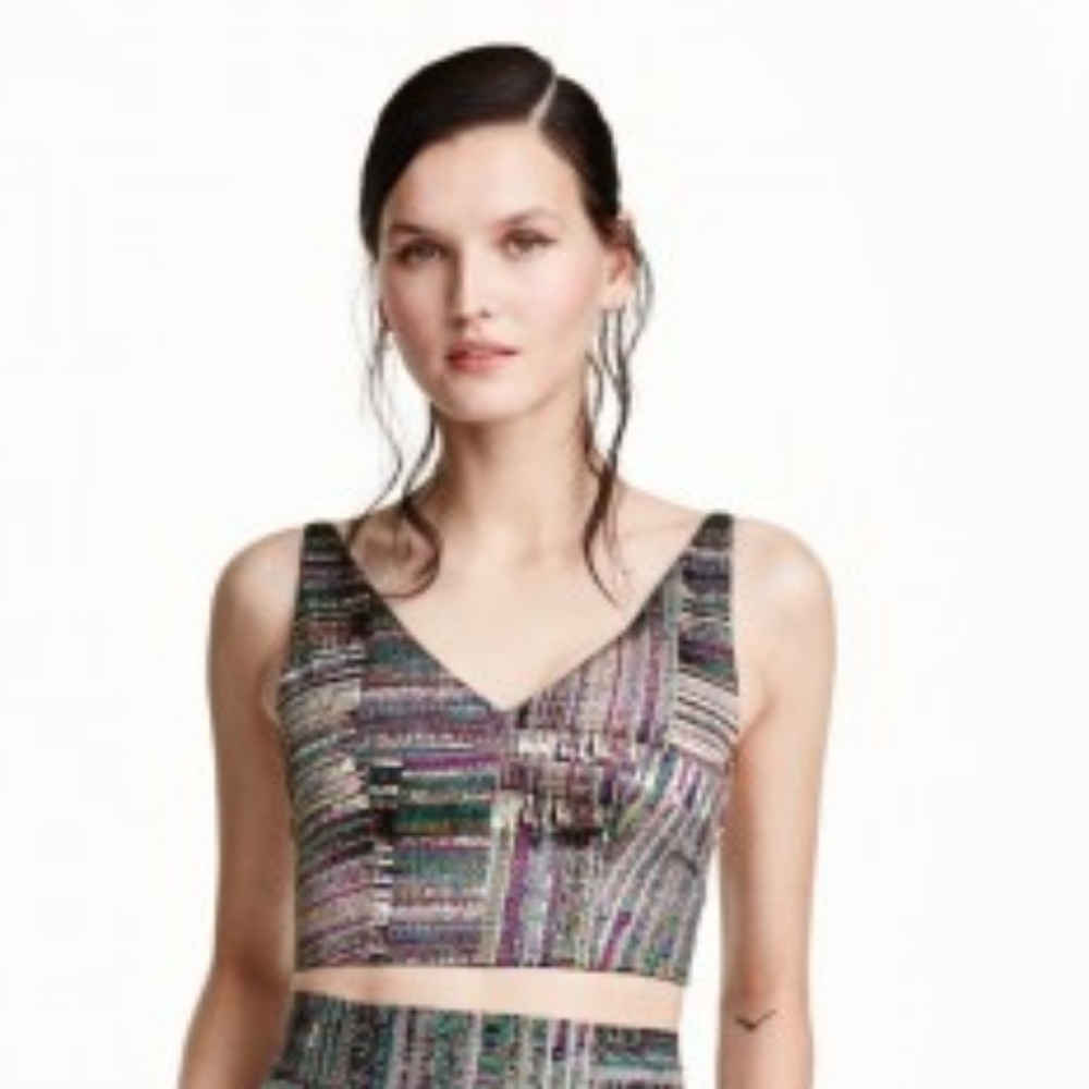 H&M Fitted Crop Tank